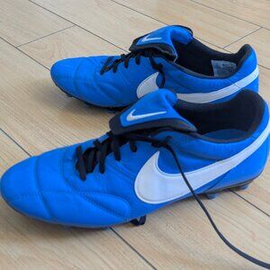 Blue Nike tiempo II OG kangaroo leather men's size 9